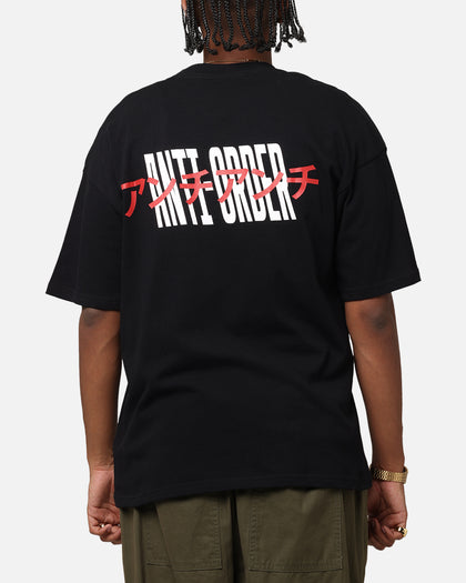 The Anti Order Junya Drop Shoulder T-Shirt Black