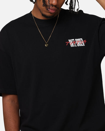 The Anti Order Junya Drop Shoulder T-Shirt Black