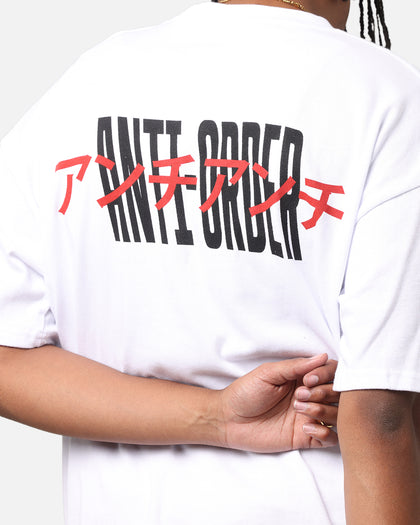 The Anti Order Junya Drop Shoulder T-Shirt White