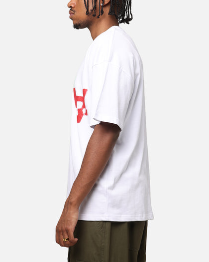 The Anti Order Echo Spray Drop Shoulder T-Shirt White