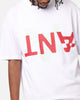 The Anti Order Echo Spray Drop Shoulder T-Shirt White