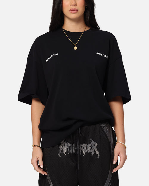 The Anti Order Neo Deop Drop Shoulder T-Shirt Black