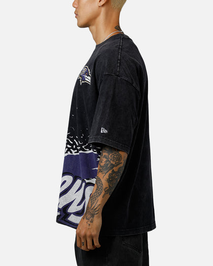 New Era Baltimore Ravens Sport Class T-Shirt Washed Black