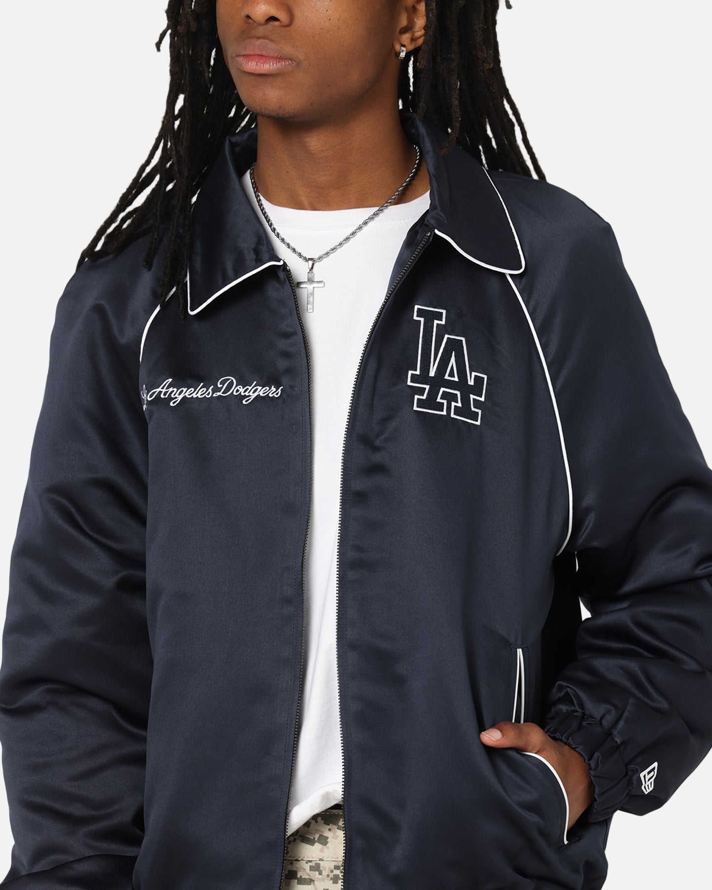 New Era Los Angeles Dodgers MLB Club Jacket Navy | Culture Kings