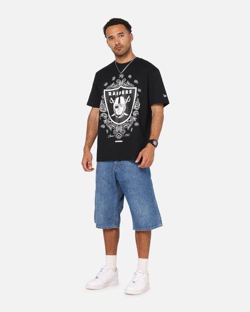 New Era Las Vegas Raiders Paisley Oversized T-Shirt Black