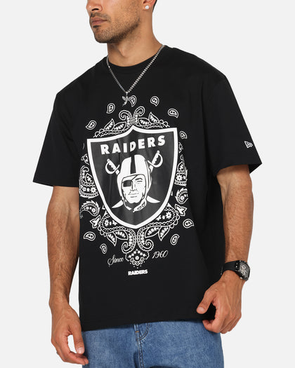 New Era Las Vegas Raiders Paisley Oversized T-Shirt Black