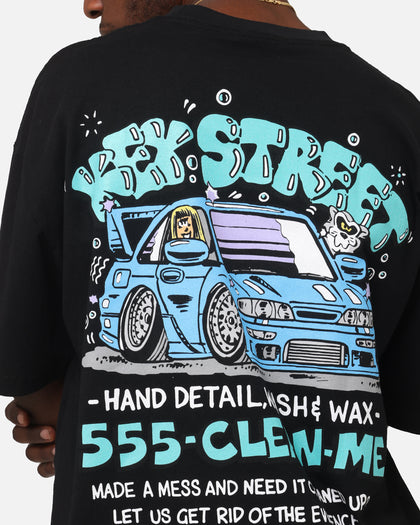Key Street X FRKO Car Wash T-Shirt Black