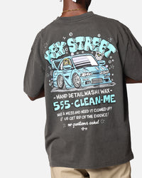 Key Street Car Wash T-Shirt Black Wash