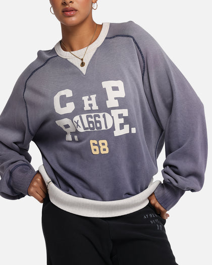 Champion 50's Saddle Crew Sweatshirt Athletic Navy
