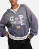 Champion 50's Saddle Crew Sweatshirt Athletic Navy