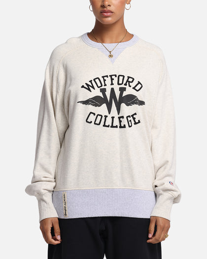 Champion 50's Saddle Crew Sweatshirt Oatmeal Heather