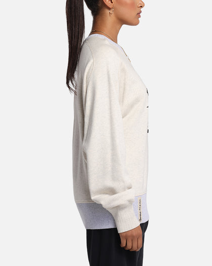 Champion 50's Saddle Crew Sweatshirt Oatmeal Heather