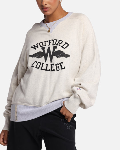 Champion 50's Saddle Crew Sweatshirt Oatmeal Heather