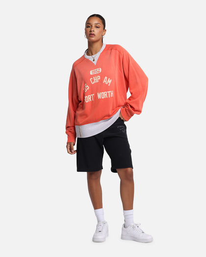 Champion 50's Saddle Crew Sweatshirt Team Red Scarlet