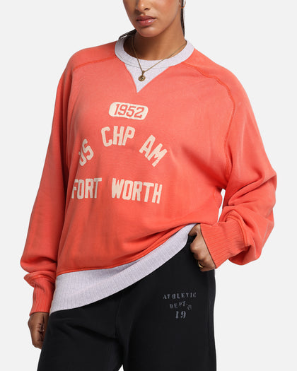 Champion 50's Saddle Crew Sweatshirt Team Red Scarlet