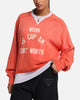 Champion 50's Saddle Crew Sweatshirt Team Red Scarlet