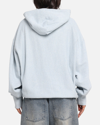 Champion Vintage Logo Sweatshirt Hoodie Oxford Grey Heather