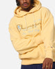 Champion Vintage Logo Sweatshirt Hoodie Yellow