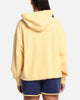 Champion Vintage Logo Sweatshirt Hoodie Yellow