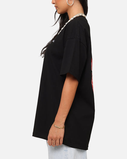 X-Girl Women's Strawberry Relaxed T-Shirt Black