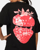 X-Girl Women's Strawberry Relaxed T-Shirt Black