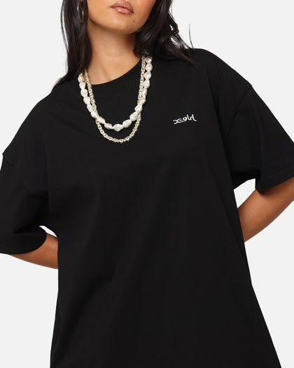 X-Girl Women's Strawberry Relaxed T-Shirt Black