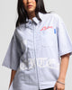 Loiter Chopper Work Shirt Blue/White