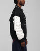 Loiter Frontier Varsity Jacket Black/Off White