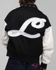 Loiter Frontier Varsity Jacket Black/Off White