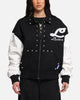 Loiter Frontier Varsity Jacket Black/Off White