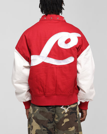 Loiter Frontier Varsity Jacket Red