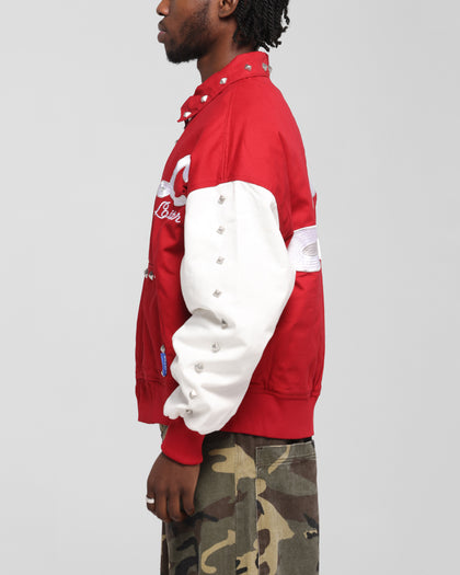Loiter Frontier Varsity Jacket Red
