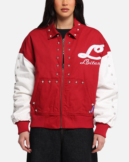 Loiter Frontier Varsity Jacket Red