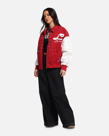 Loiter Frontier Varsity Jacket Red