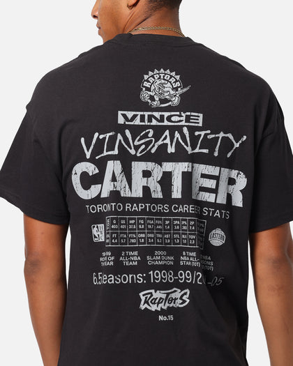 Mitchell & Ness Toronto Raptors Vince Carter Air Canada T-Shirt Overdyed Black