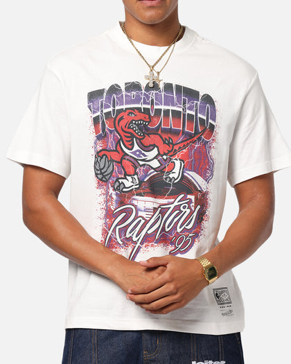 Mitchell & Ness Toronto Raptors Three Decades T-Shirt Vintage White