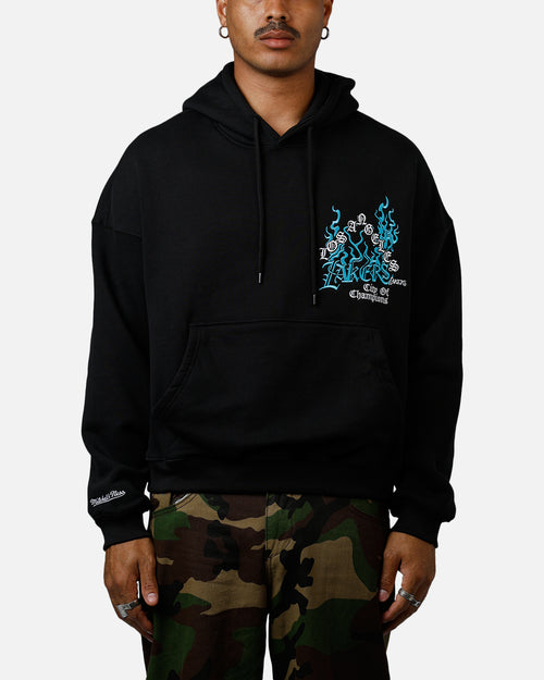 Mitchell & Ness Los Angeles Lakers City Of Champions Hoodie Black