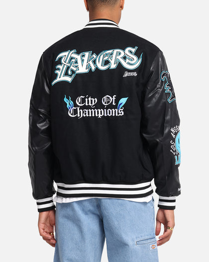 Mitchell & Ness Los Angeles Lakers City Of Champions Varsity Jacket Black
