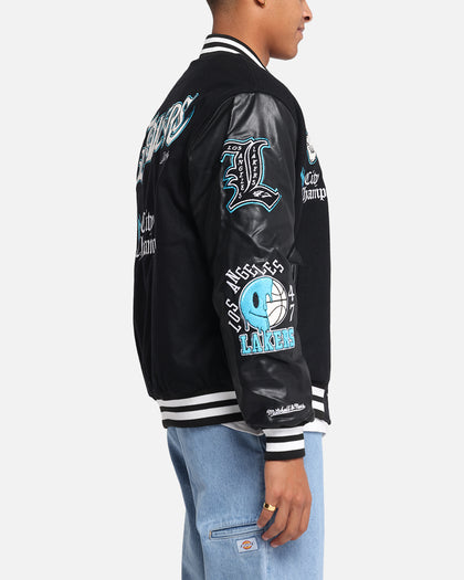 Mitchell & Ness Los Angeles Lakers City Of Champions Varsity Jacket Black