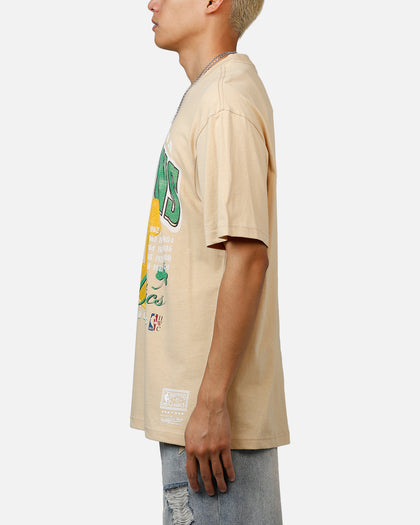 Mitchell & Ness Boston Celtics 18-Time T-Shirt Tan
