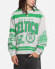 Mitchell & Ness Boston Celtics Letterform Crewneck Grey Marle/Official Team Color