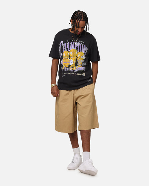 Mitchell & Ness Los Angeles Lakers 17 Times T-Shirt Grey Marle/OTC