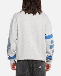 Mitchell & Ness Minnesota Timberwolves Letterform Crewneck Grey Marle/Official Team Color