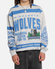 Mitchell & Ness Minnesota Timberwolves Letterform Crewneck Grey Marle/Official Team Color