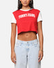 Tommy Jeans Women's Regular Crop Varsity T-Shirt Red Hot