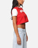 Tommy Jeans Women's Regular Crop Varsity T-Shirt Red Hot
