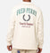 Fred Perry Embroidered Champion Collared Sweatshirt Ecru