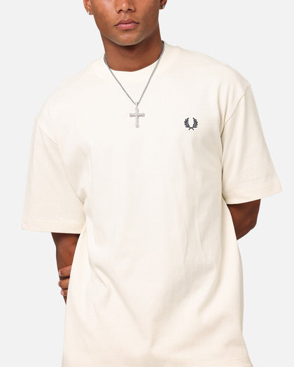 Fred Perry Embroidered Champion T-Shirt Ecru