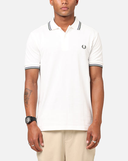 Fred Perry Twin Tipped Polo Shirt Snow