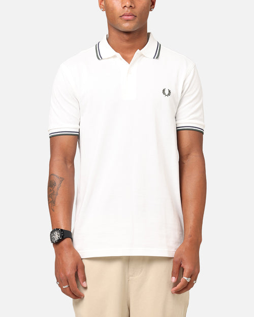 Fred Perry Twin Tipped Polo Shirt Snow